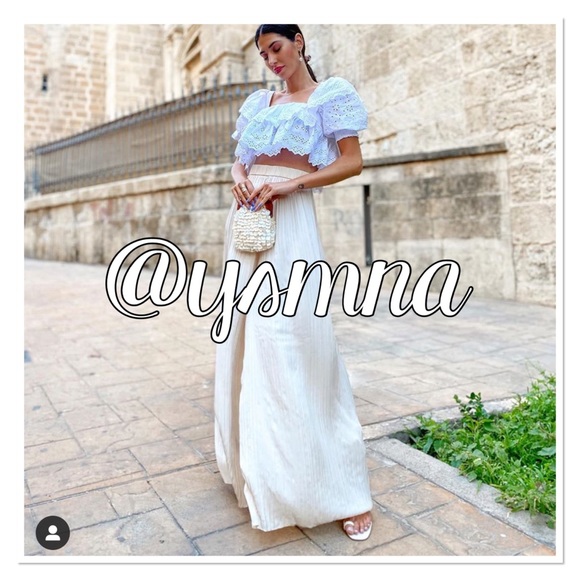 2left🔥🔥Zara embroidery top bloggers favorite - Picture 6 of 16